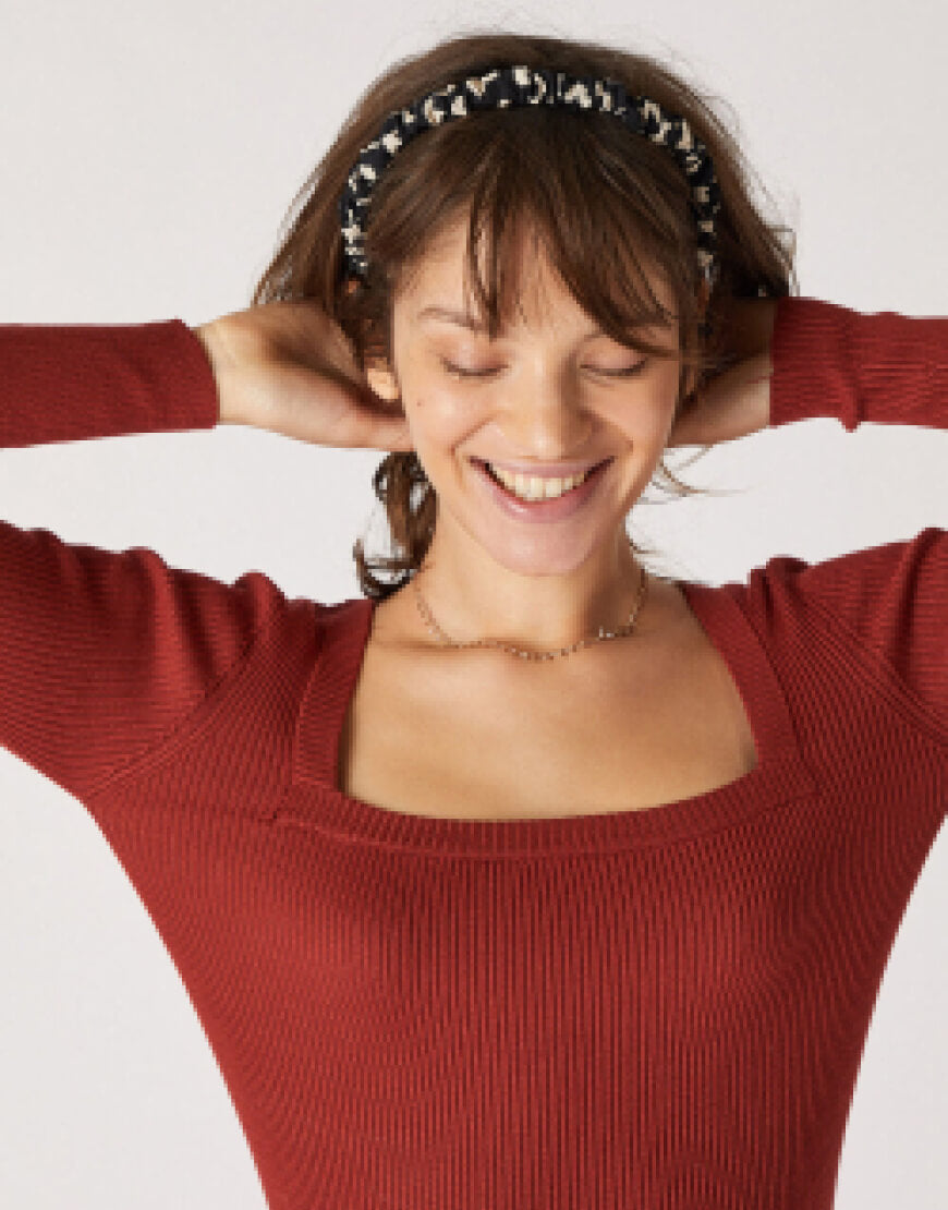 Blue Lace Long Sleeve Dress
