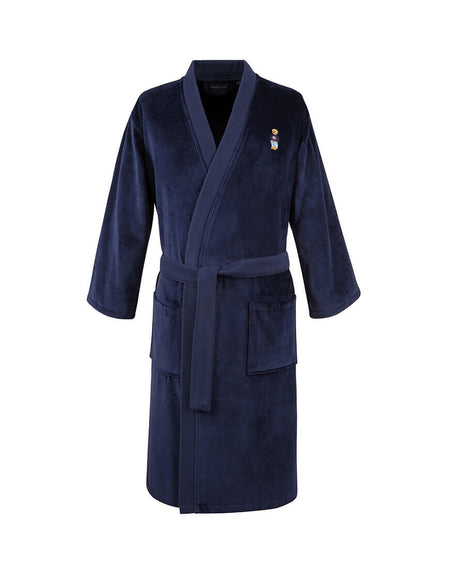 Blue Lace Long Sleeve Dress